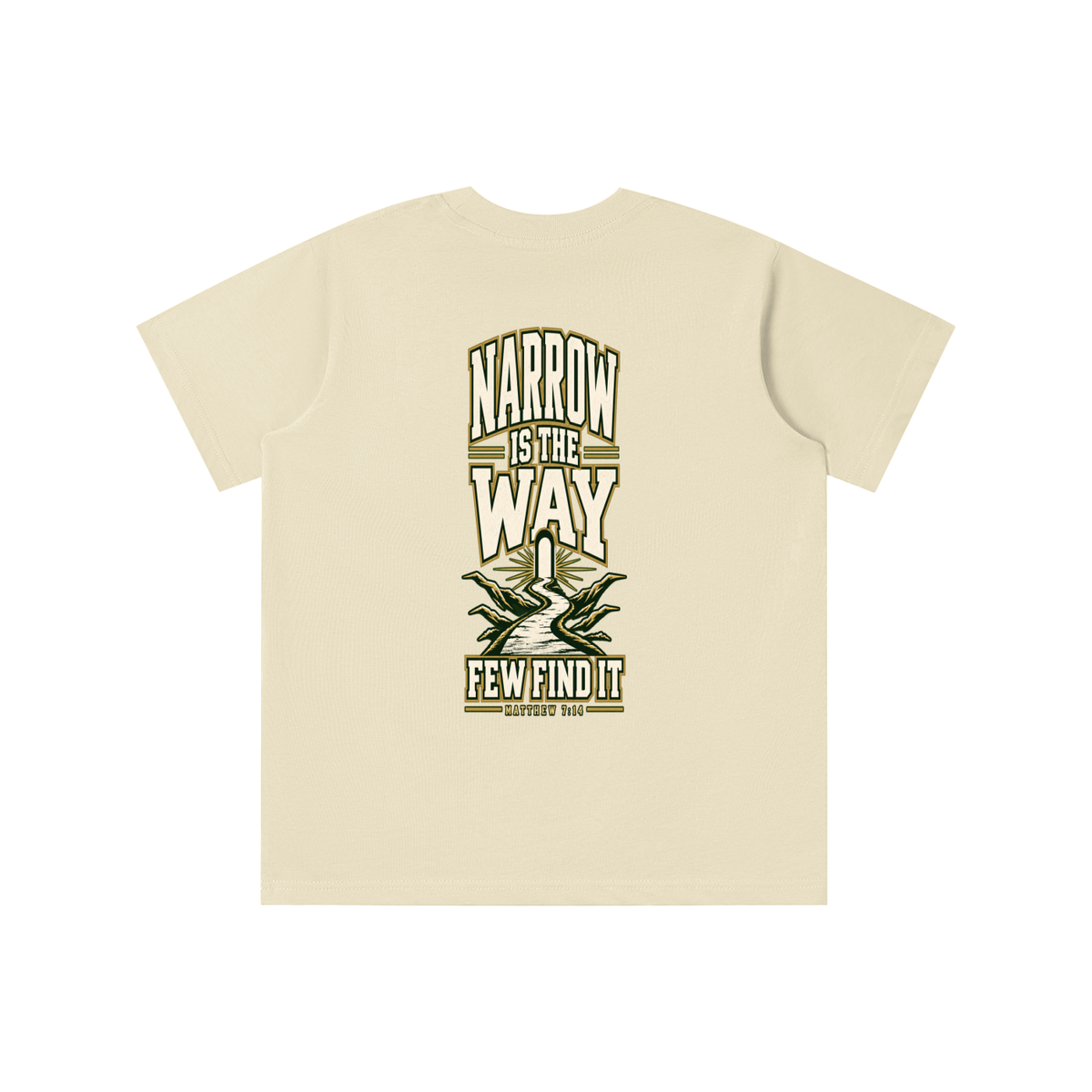 SAVED BY GRACE THROUGH FAITH NARROW IS THE WAY youth T-shirt