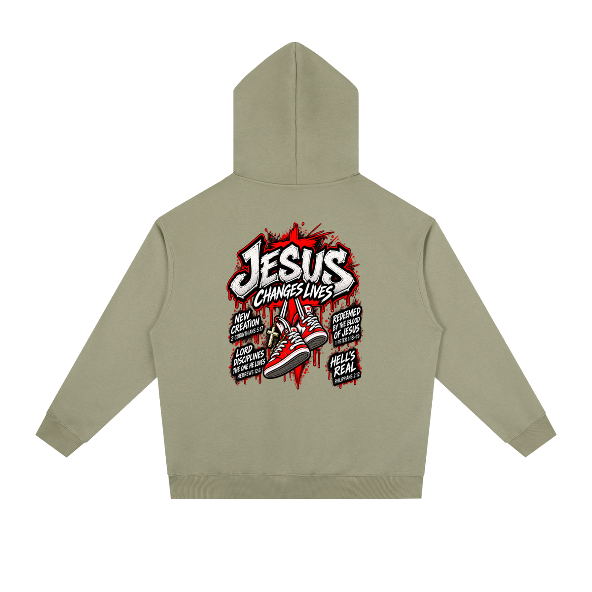 JESUS CHANGES LIVES Hoodie
