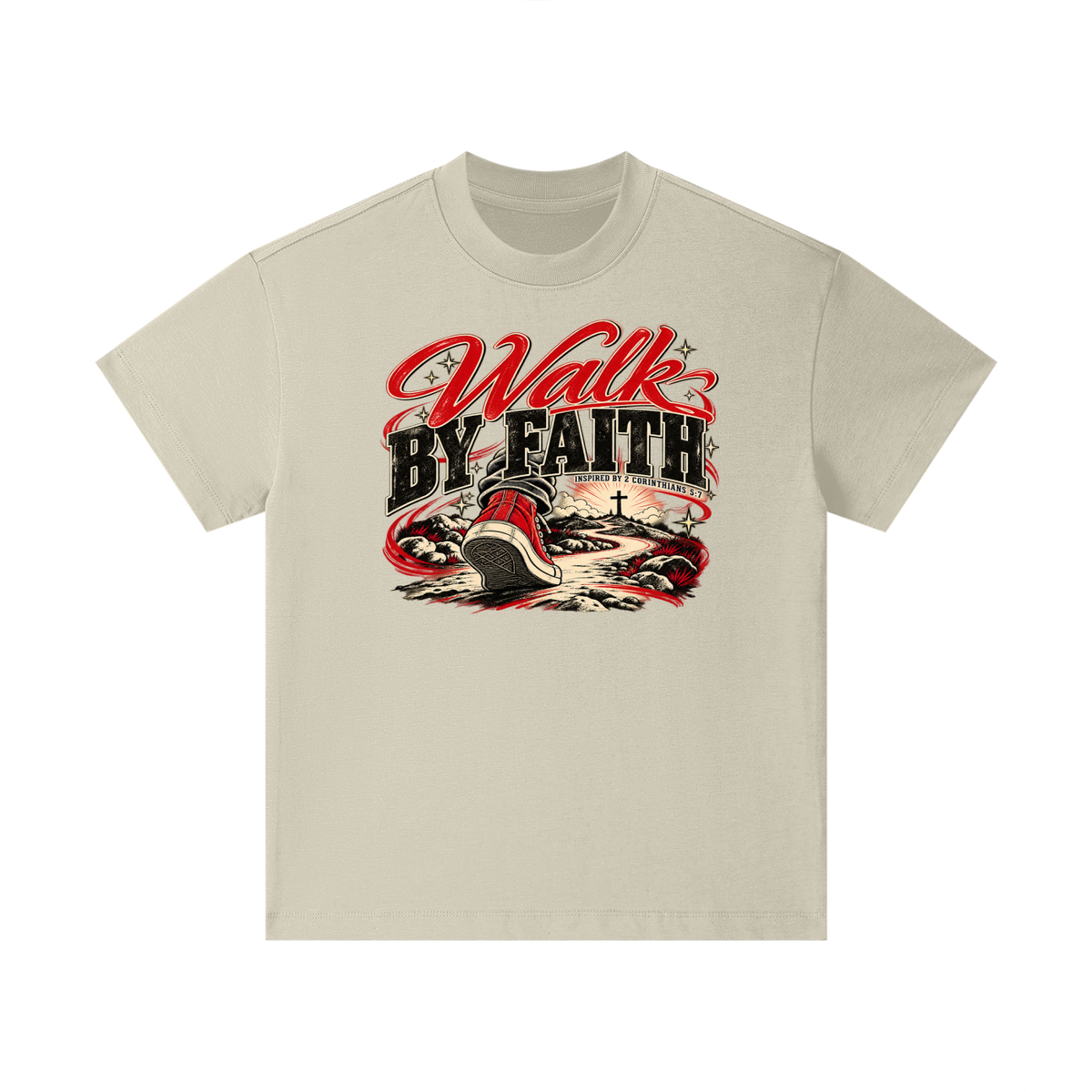WALK BY FAITH INSPIRED BY 1 CORINTHIANS 5:7 Kids T-Shirt