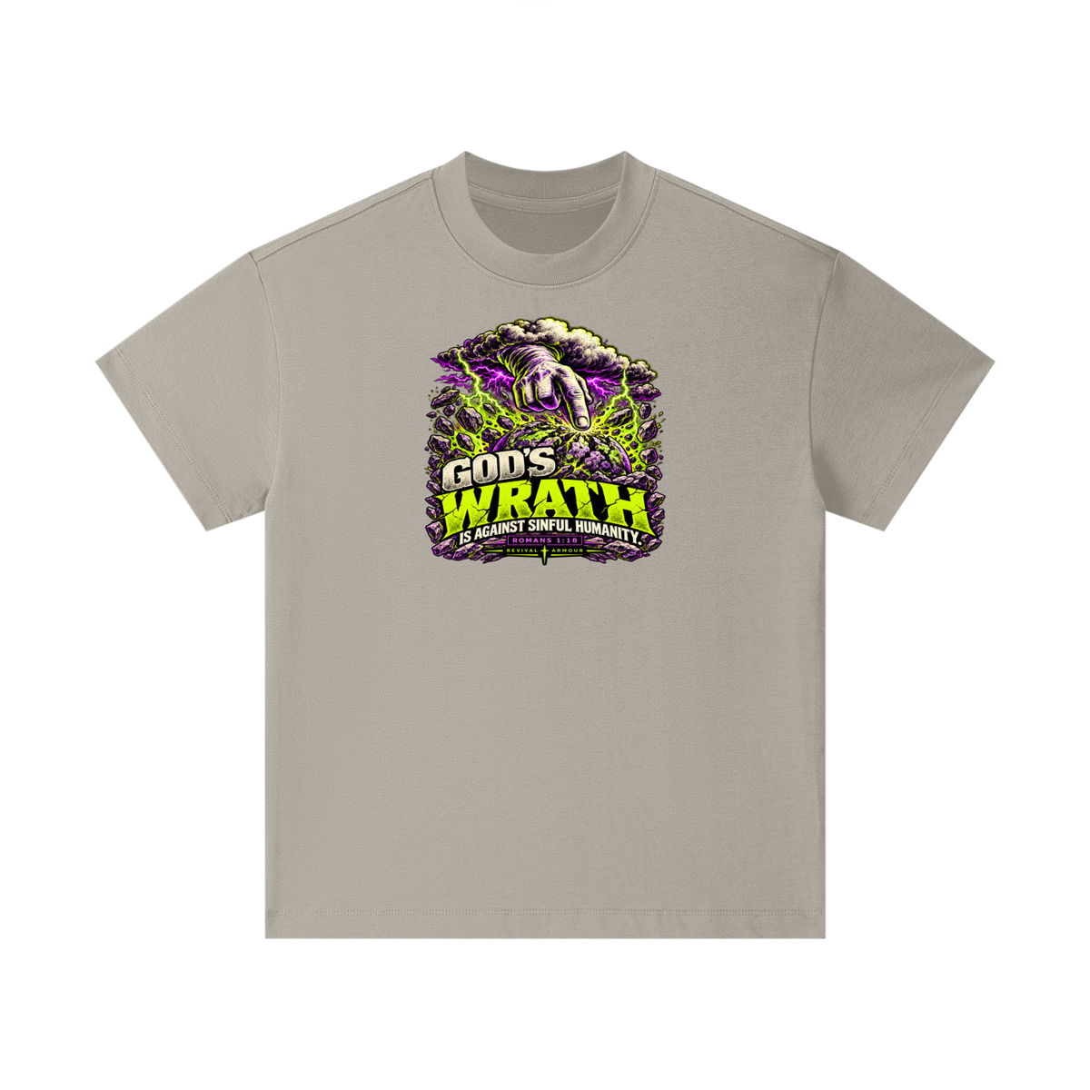 GOD'S WRATH IS AGAINST SINFUL HUMANITY [ROMANS 1:18] Kids T-Shirt