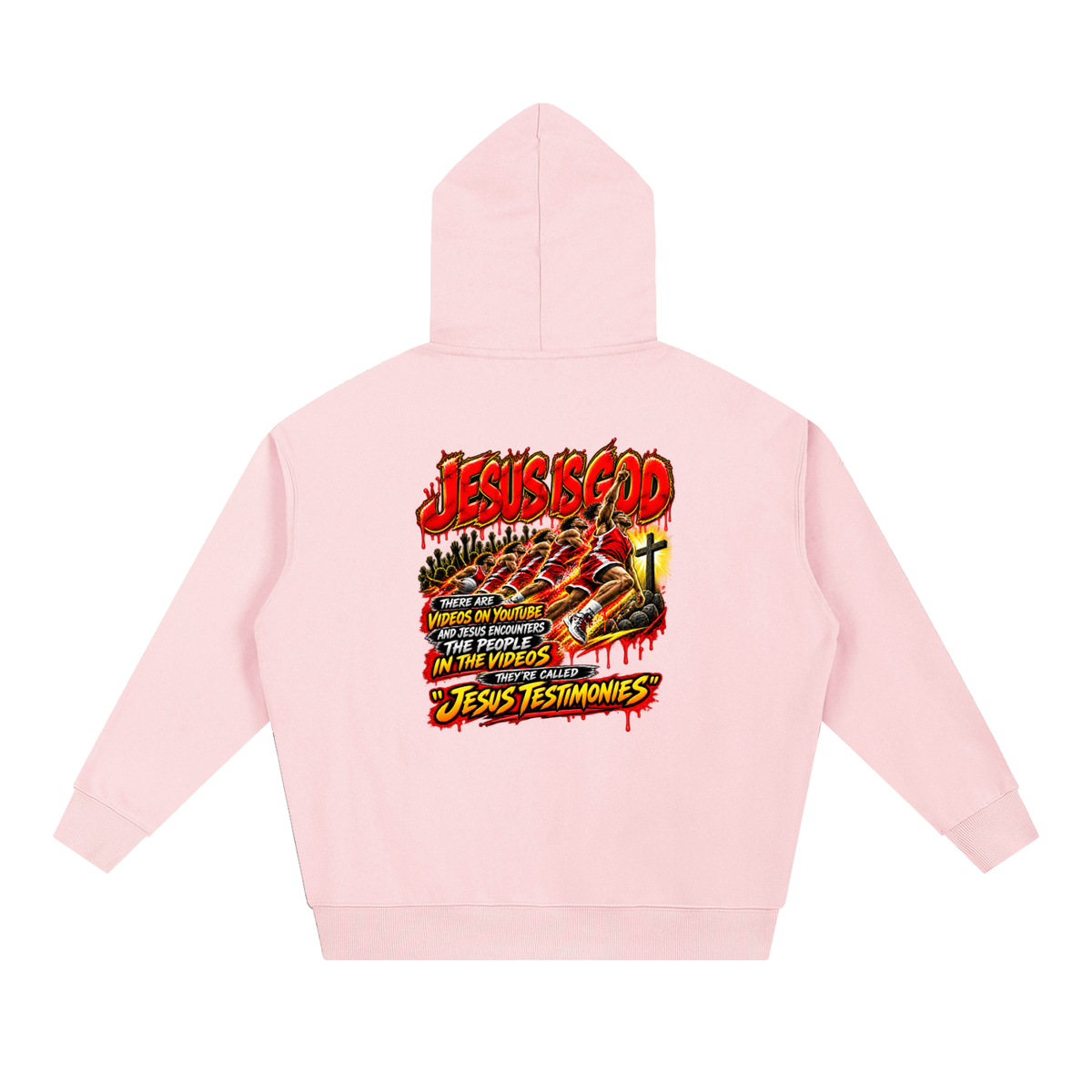 DEPENDENT ON JESUS CHRIST REVIVAL ARMOUR JESUS IS GOD THERE ARE VIDEOS ON YOUTUBE AND JESUS ENCOUNTERS THE PEOPLE IN THE VIDEOS THEY'RE CALLED "JESUS TESTIMONIES" Hoodie