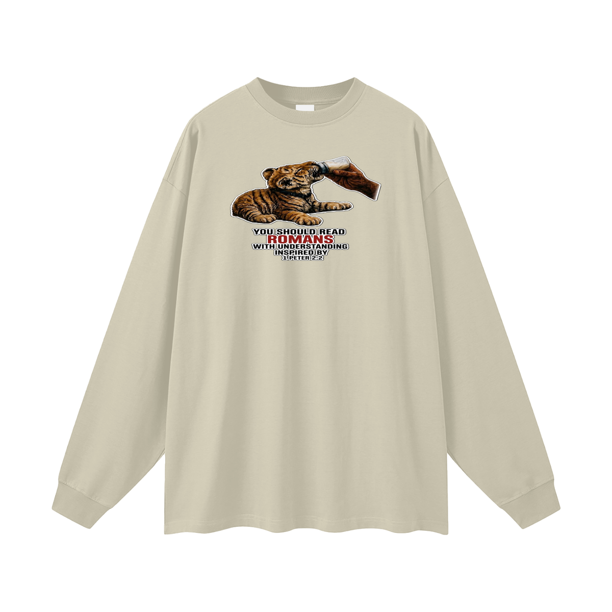 YOU SHOULD READ ROMANS WITH UNDERSTANDING INSPIRED BY 1 PETER 2:2 Long Sleeve T-Shirt