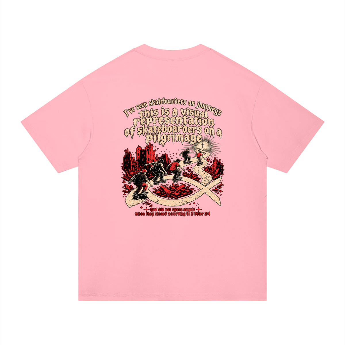 skateboarders on a pilgrimage T-Shirt