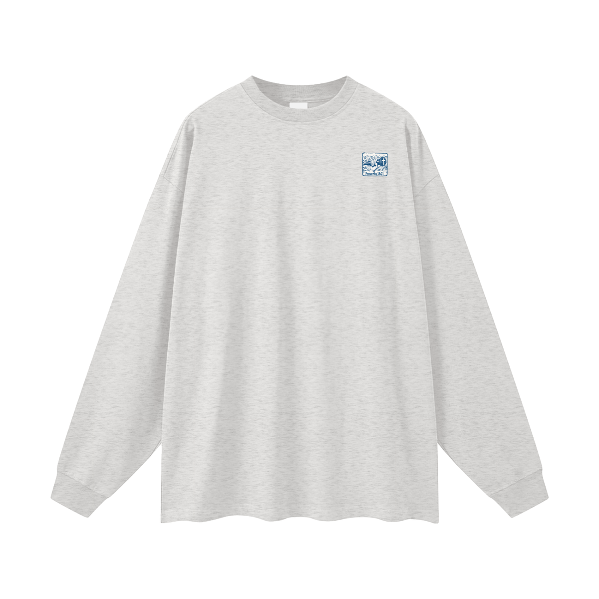 Proverbs 18:21 mic Long Sleeve T-Shirt
