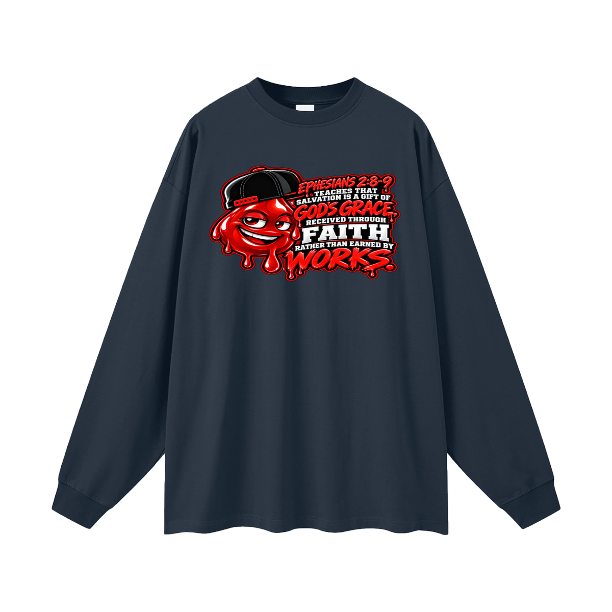 Ephesians 2:8-9 inspired Long Sleeve T-Shirt