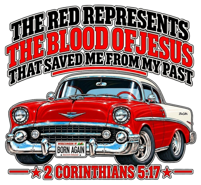 THE RED REPRESENTS THE BLOOD OF JESUS THAT SAVED ME FROM MY PAST *2 CORINTHIANS 5:17* Hoodie