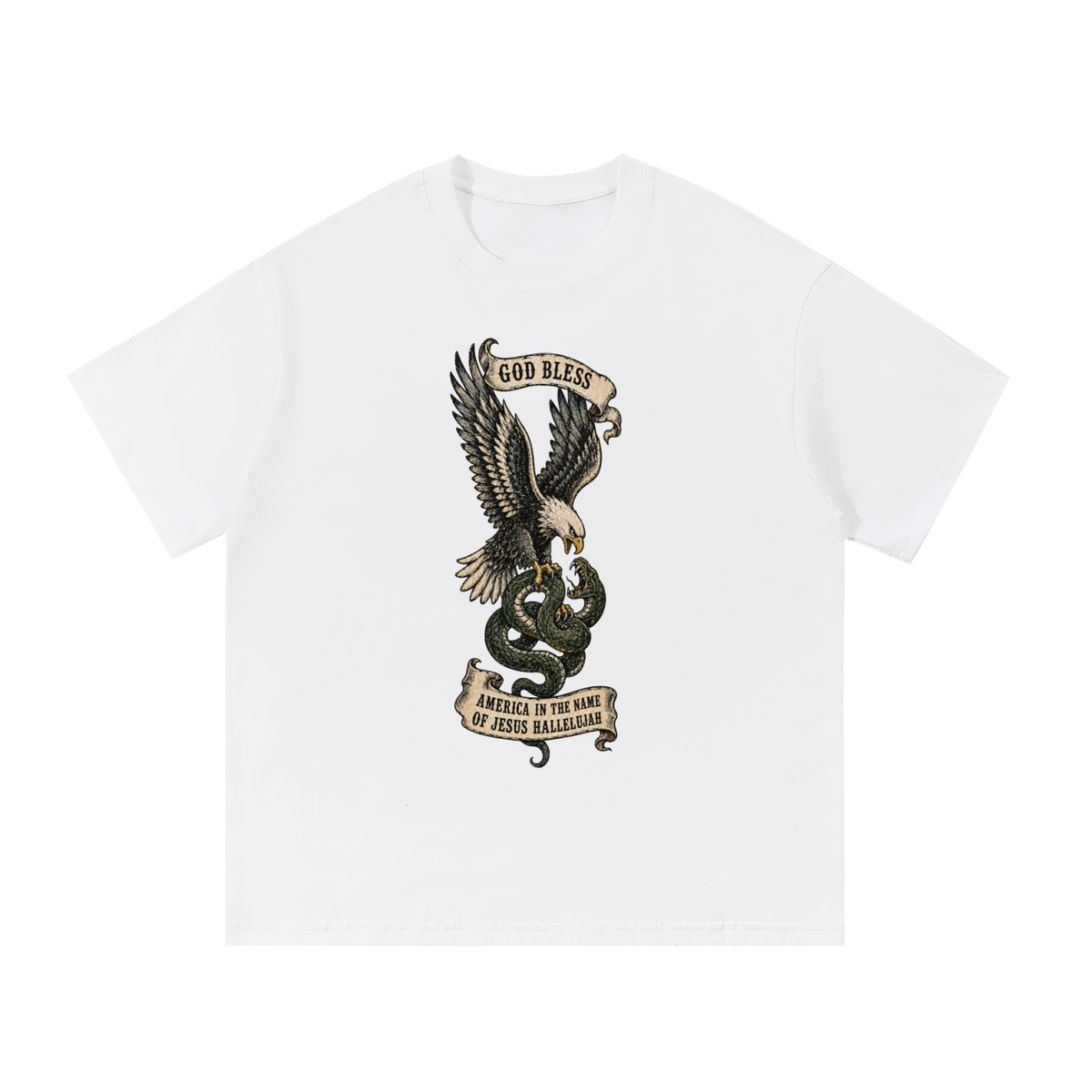 GOD BLESS AMERICA IN NAME OF JESUS HALLELUJAH T-Shirt