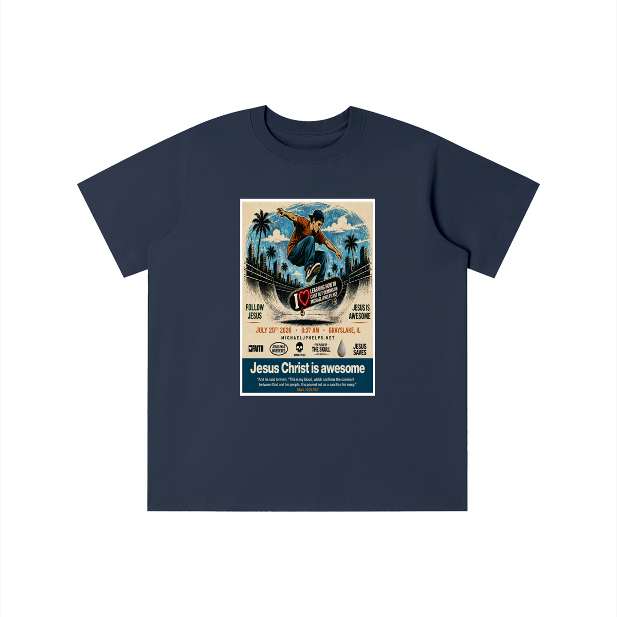 Jesus Christ is awesome youth T-shirt