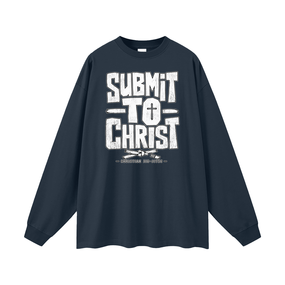 SUBMIT TO CHRIST CHRISTIAN JIU-JITSU Long Sleeve T-Shirt