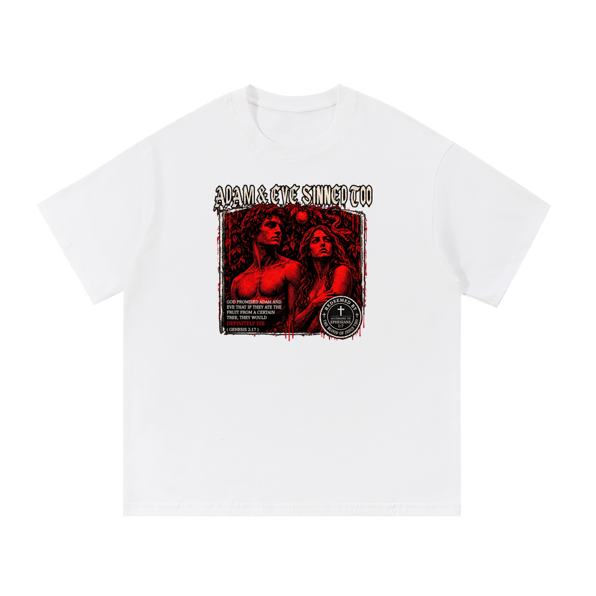ADAM & EVE SINNED TOO T-Shirt