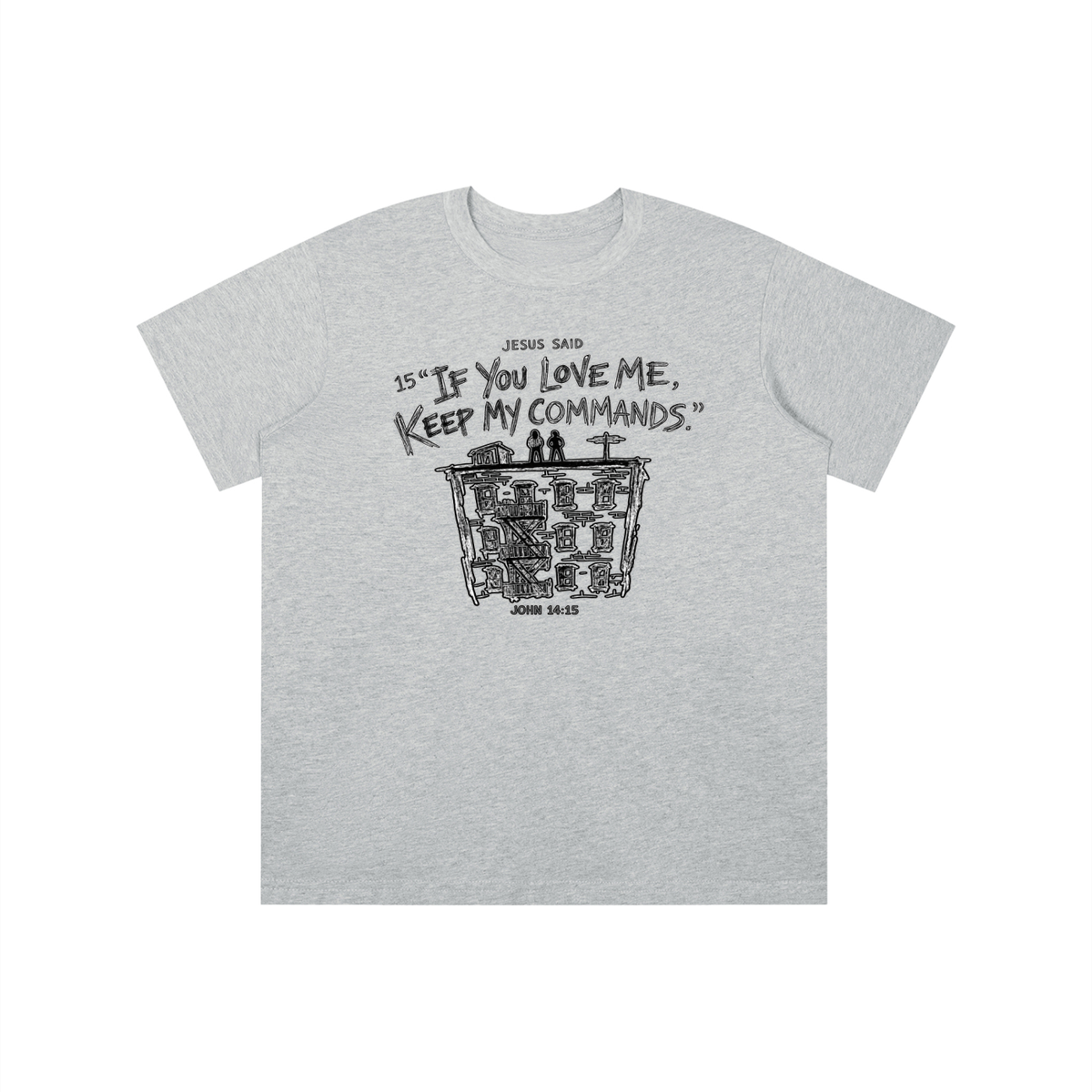 JOHN 14:15 NIV youth T-shirt