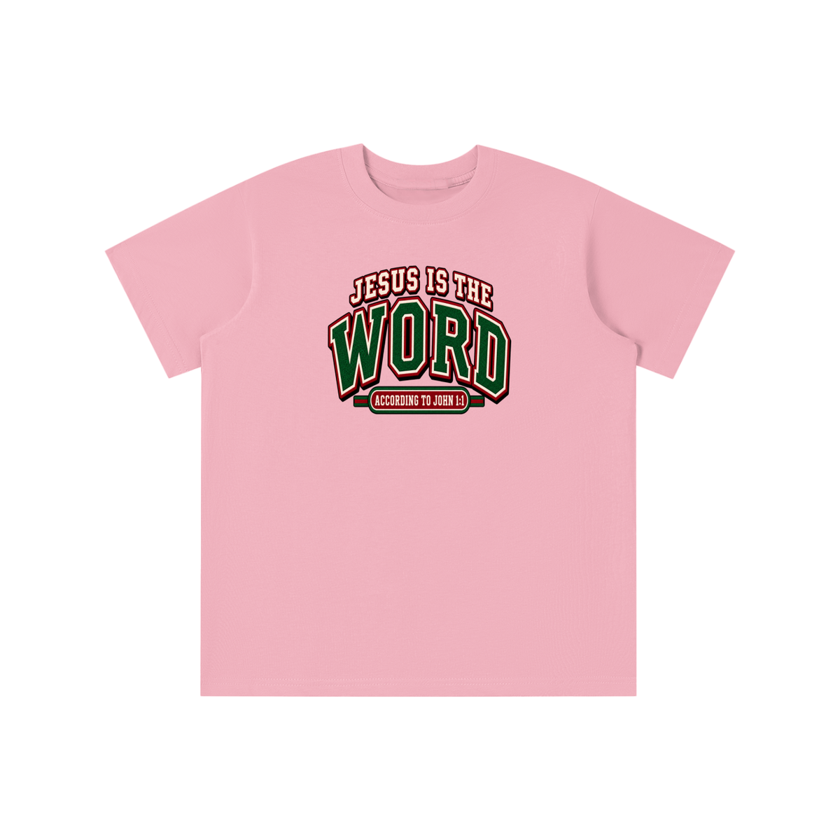 JESUS IS THE WORD ACCORDING TO JOHN 1:1 youth T-shirt