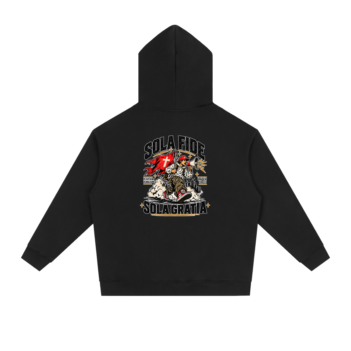 "Sola Fide / Sola Gratia" – Latin for "Faith Alone / Grace Alone." Hoodie