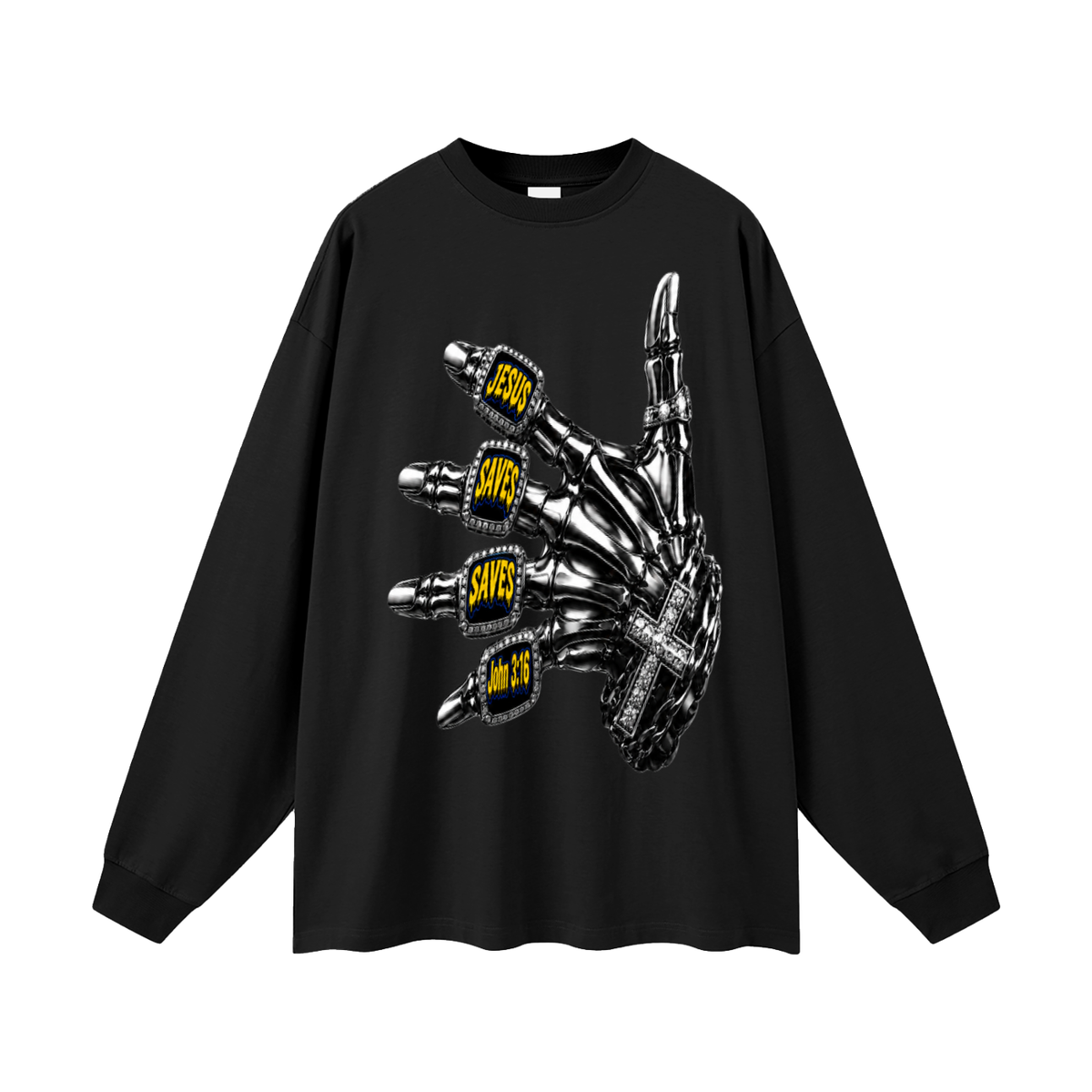 Jesus saves saves John 3:16 Long Sleeve T-Shirt