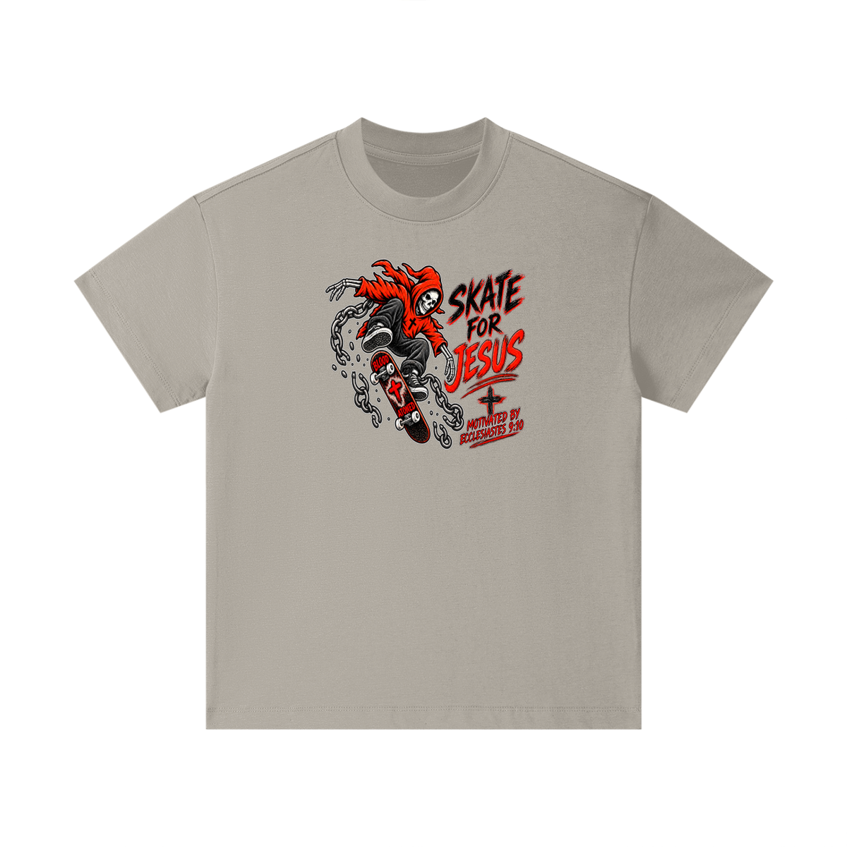 SKATE FOR JESUS MOTIVATED BY ECCLESIASTES 9:10 Kids T-Shirt