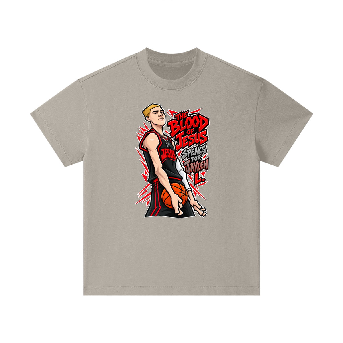 THE BLOOD OF JESUS SPEAKS FOR JAYLEN L. Kids T-Shirt