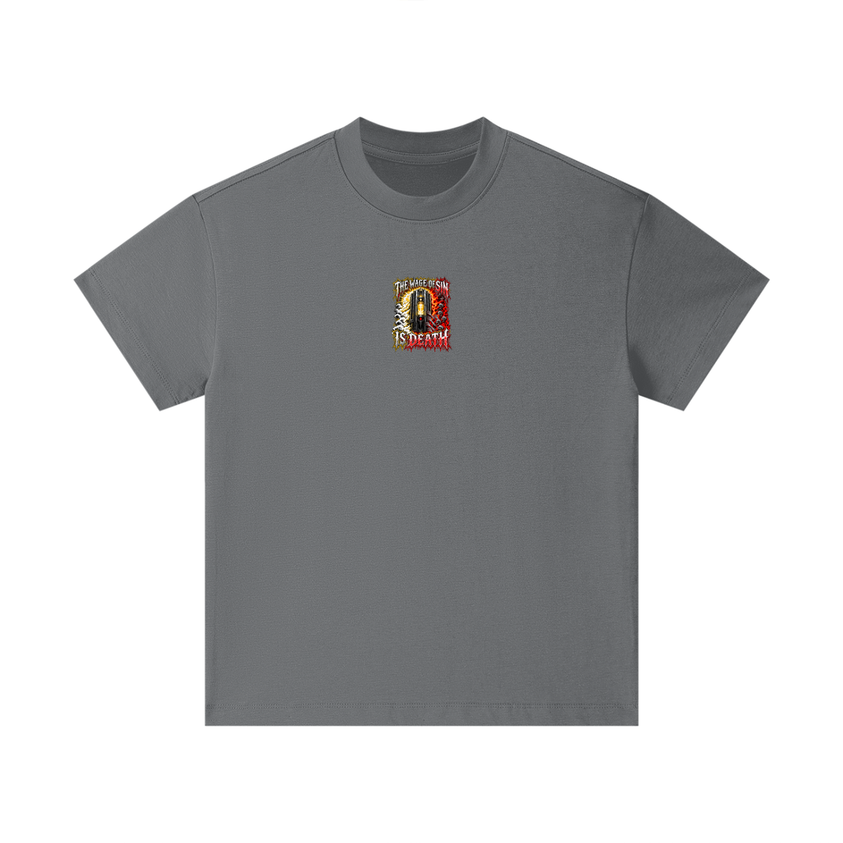 THE WAGE OF SIN IS DEATH WORKOUT YOUR SALVATION WITH FEAR & TREMBLING Kids T-Shirt