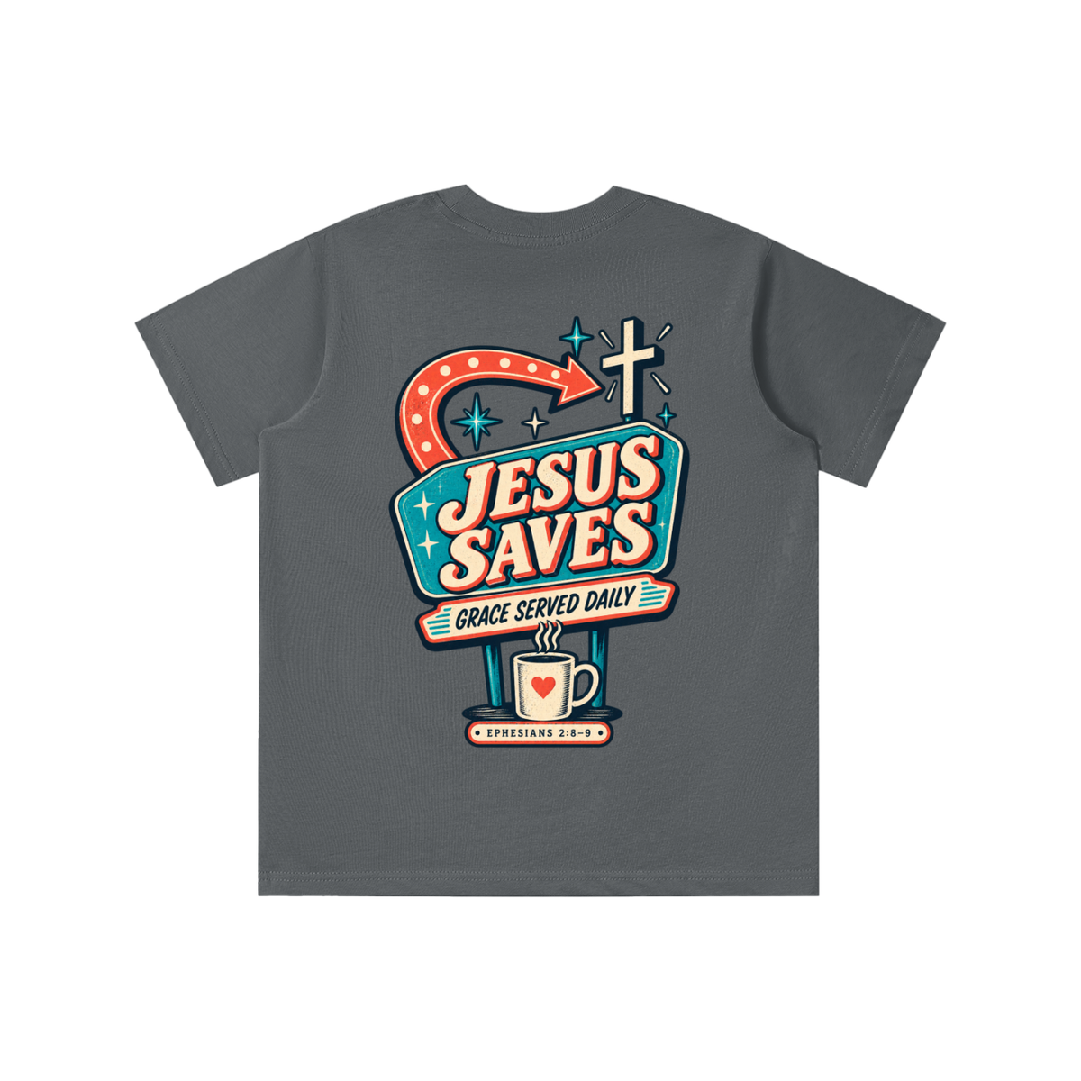 Jesus saves youth T-shirt