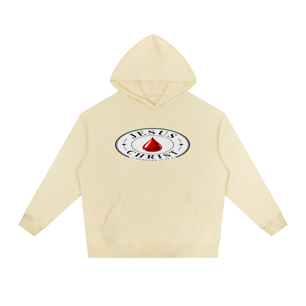 Jesus Christ blood emoji With Hebrews 10:29 Hoodie