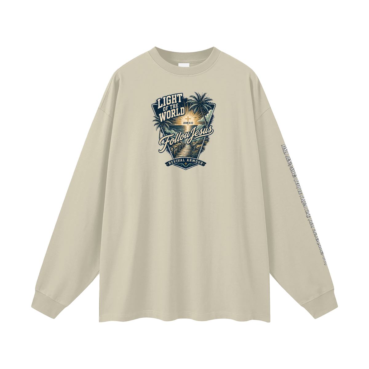 LIGHT OF THE WORLD FOLLOW JESUS REVIVAL ARMOUR Long Sleeve T-Shirt