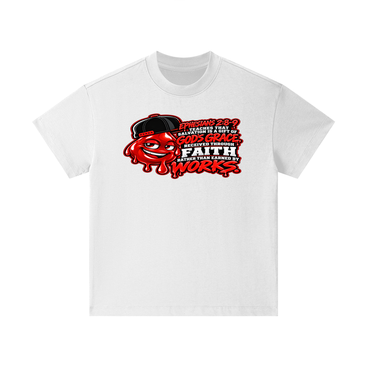 Ephesians 2:8-9 inspired Kids T-Shirt