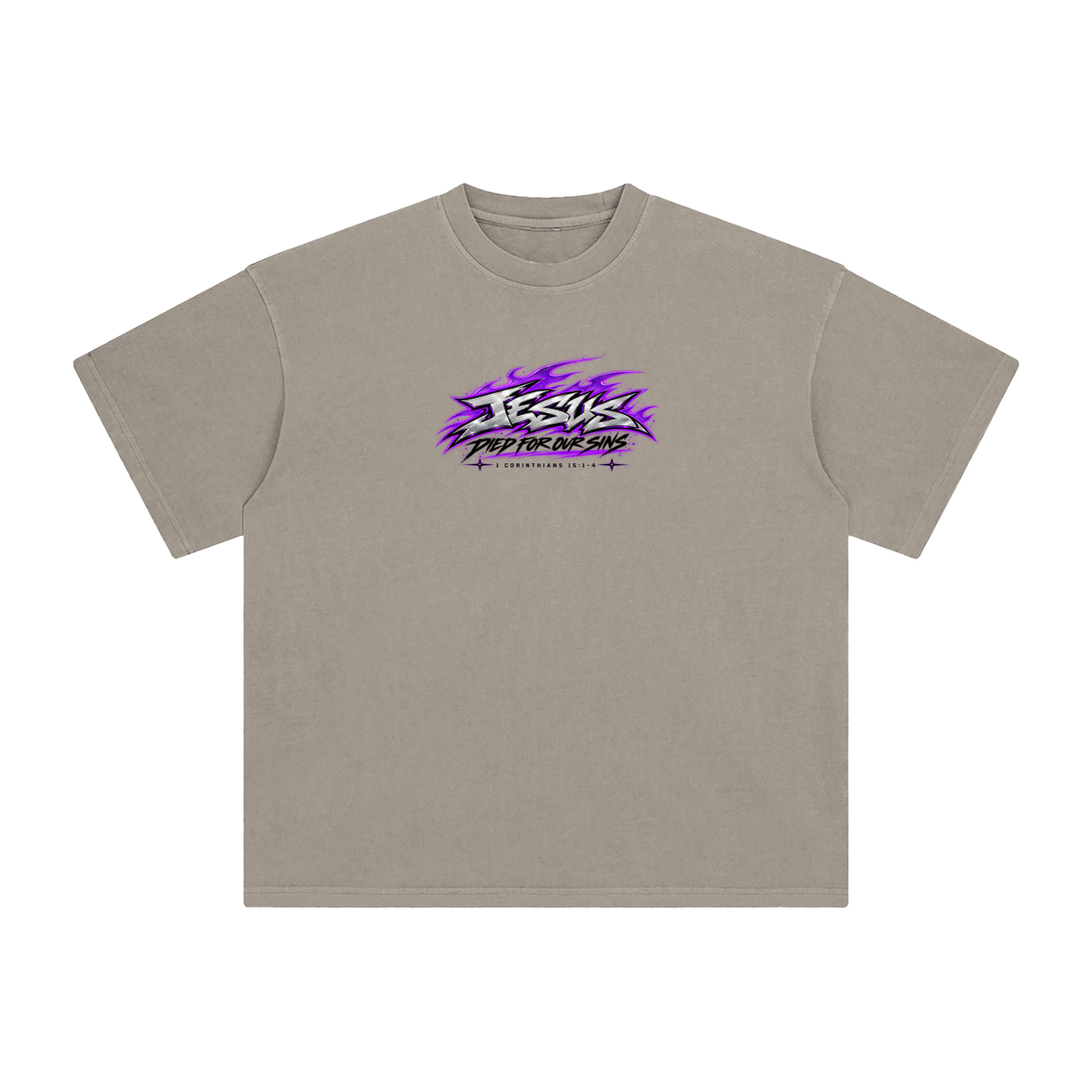JESUS DIED FOR OUR SINS 1 CORINTHIANS 15:1-4 T-Shirt