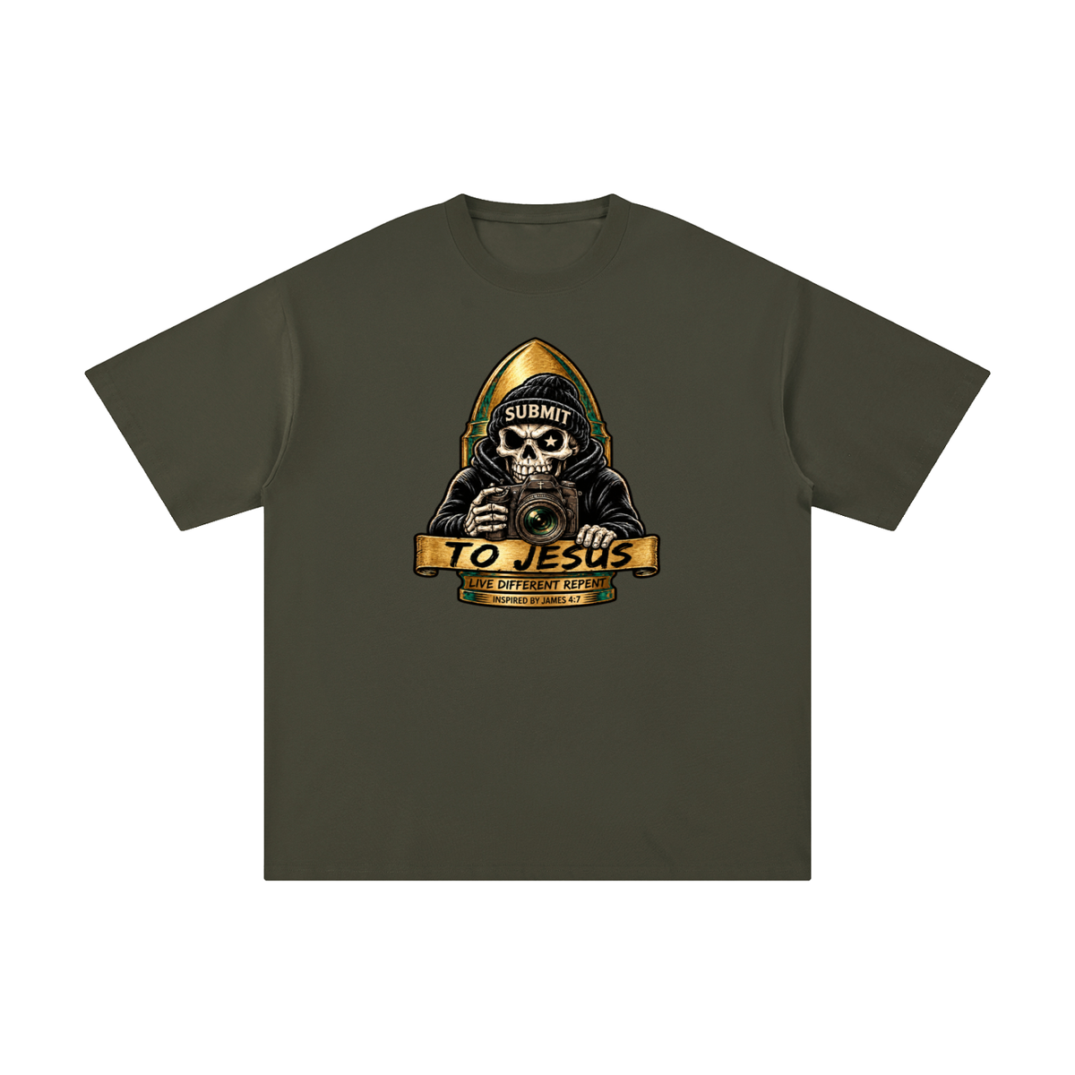SUBMIT TO JESUS LIVE DIFFERENT REPENT INSPIRED BY JAMES 4:7 T-Shirt