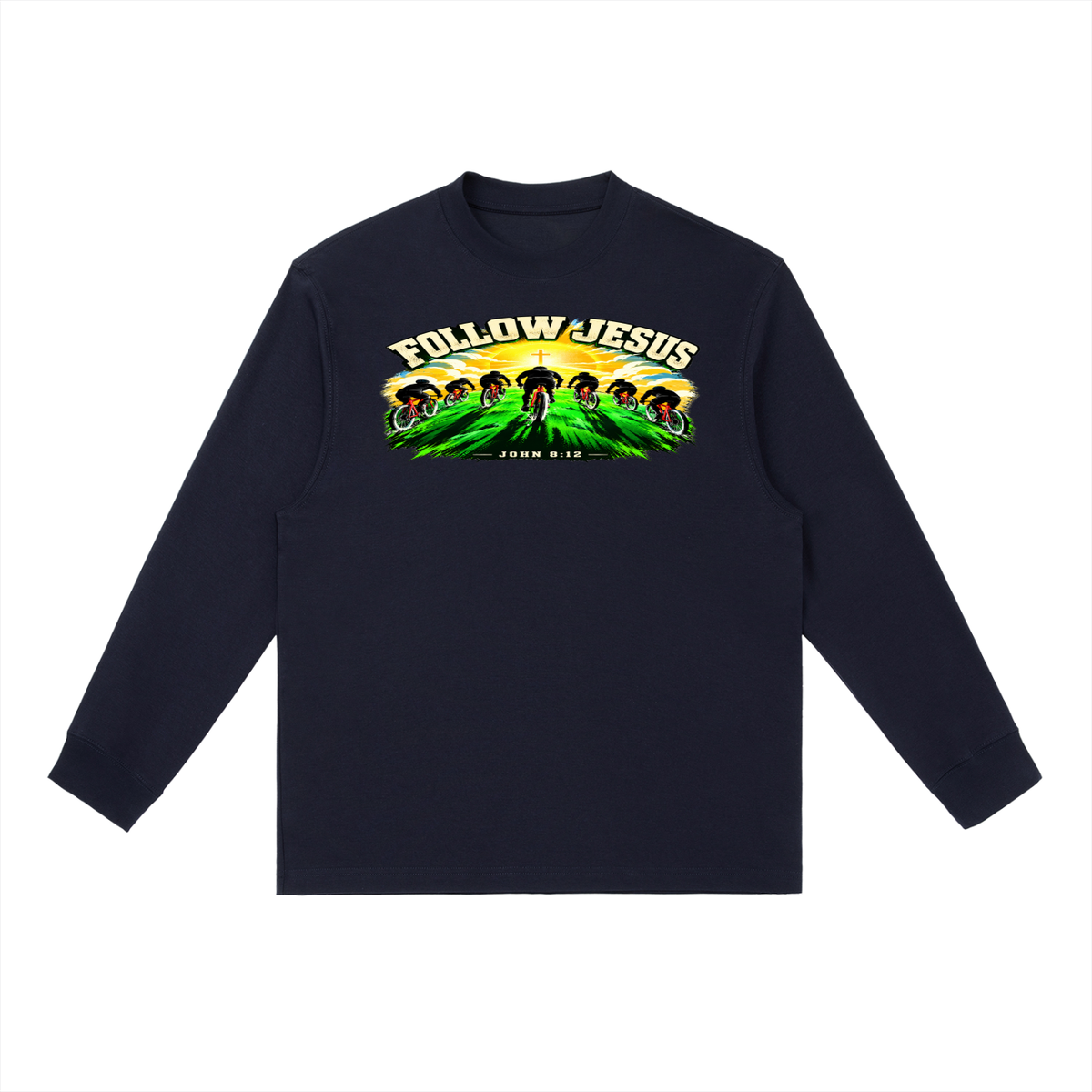 Follow Jesus Long-Sleeve T-Shirt