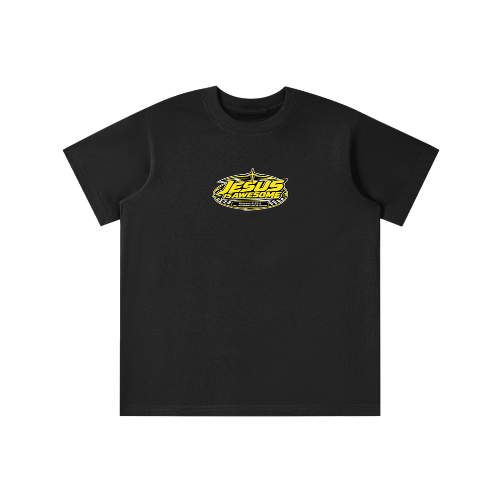 JESUS IS AWESOME ROMANS 6:23 & HELL TESTIMONIES ARE ON YOUTUBE youth T-shirt