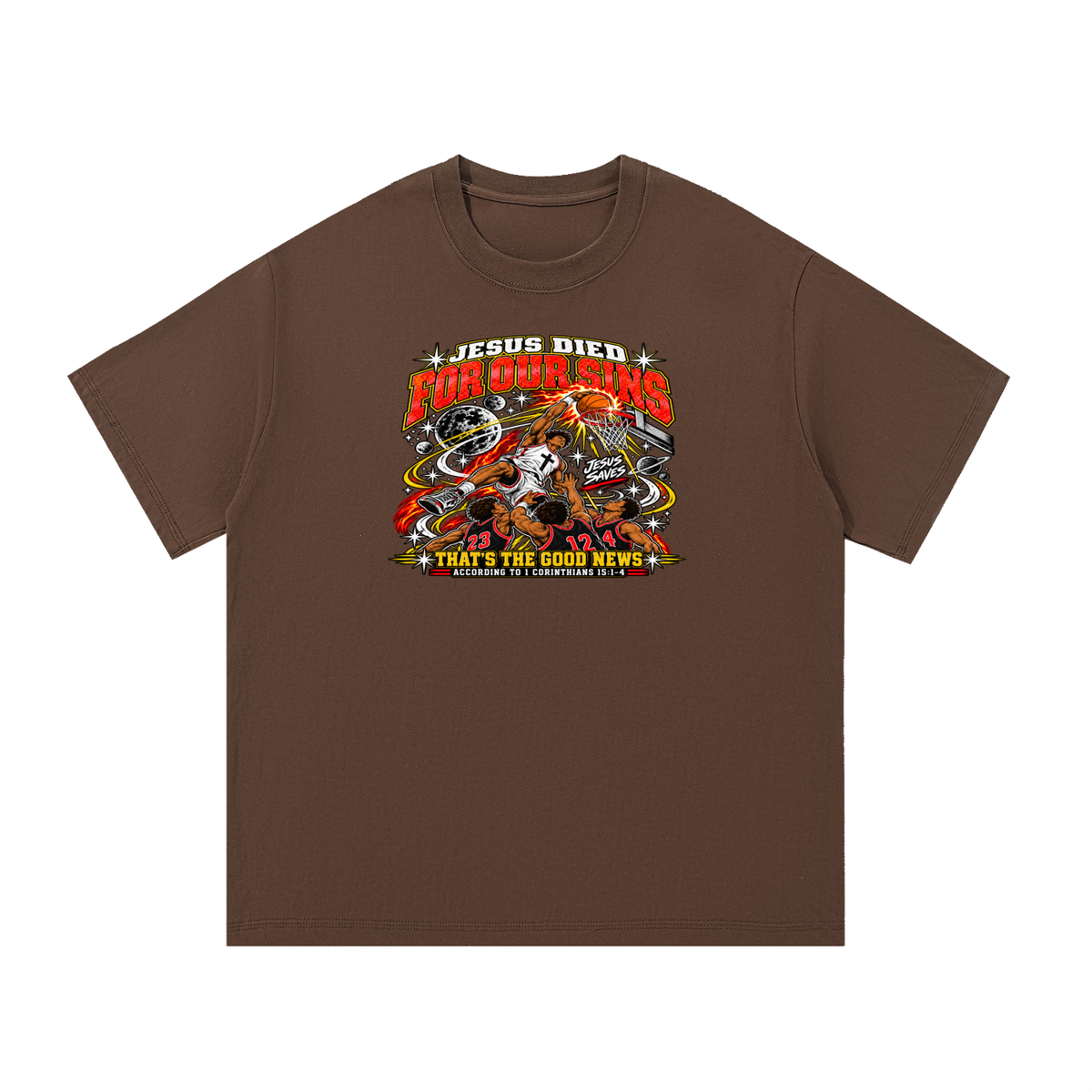Jesus died for our sins that's the good news according to 1 Corinthians 15:1-4  T-Shirt