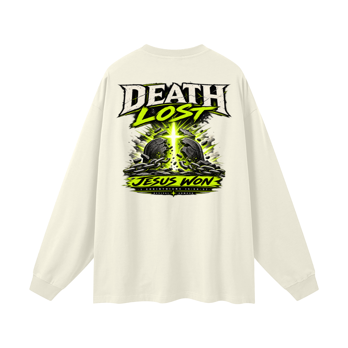 Death Lost Jesus Won Long Sleeve T-Shirt