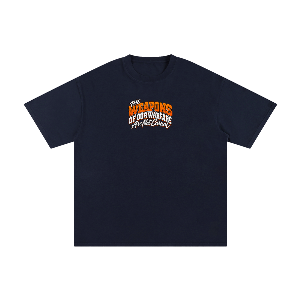 THE WEAPONS OF OUR WARFARE ARE NOT CARNAL HE IS COMMANDING EVIL SPIRITS TO LEAVE IN THE NAME OF JESUS - LUKE 10:19 - T-Shirt