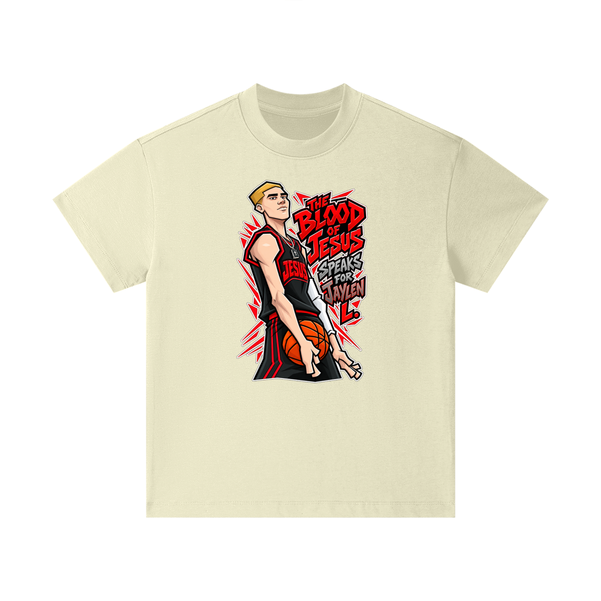 THE BLOOD OF JESUS SPEAKS FOR JAYLEN L. Kids T-Shirt