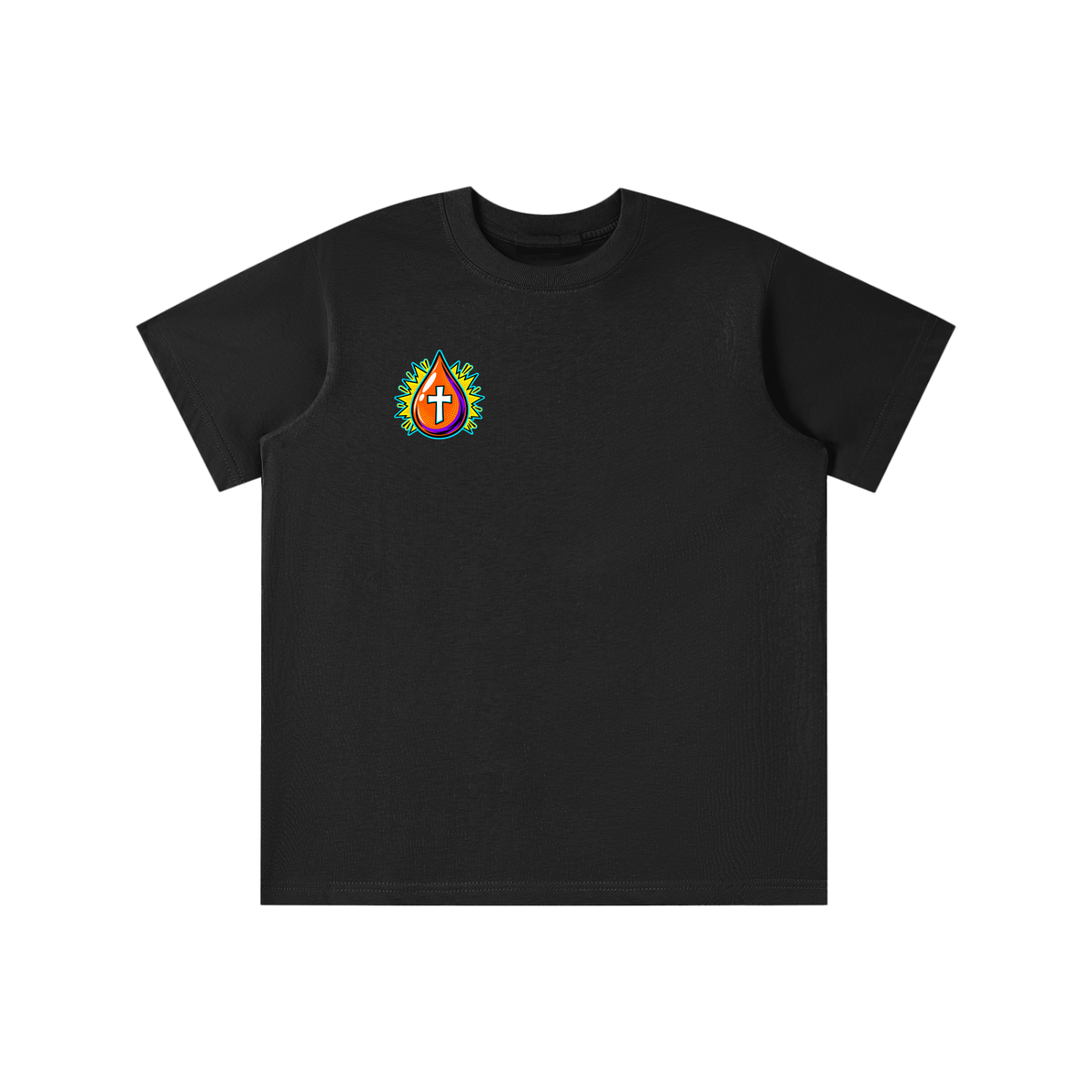 JESUS DIED ONCE BACKED UP BY Romans 6:9-10 youth T-shirt