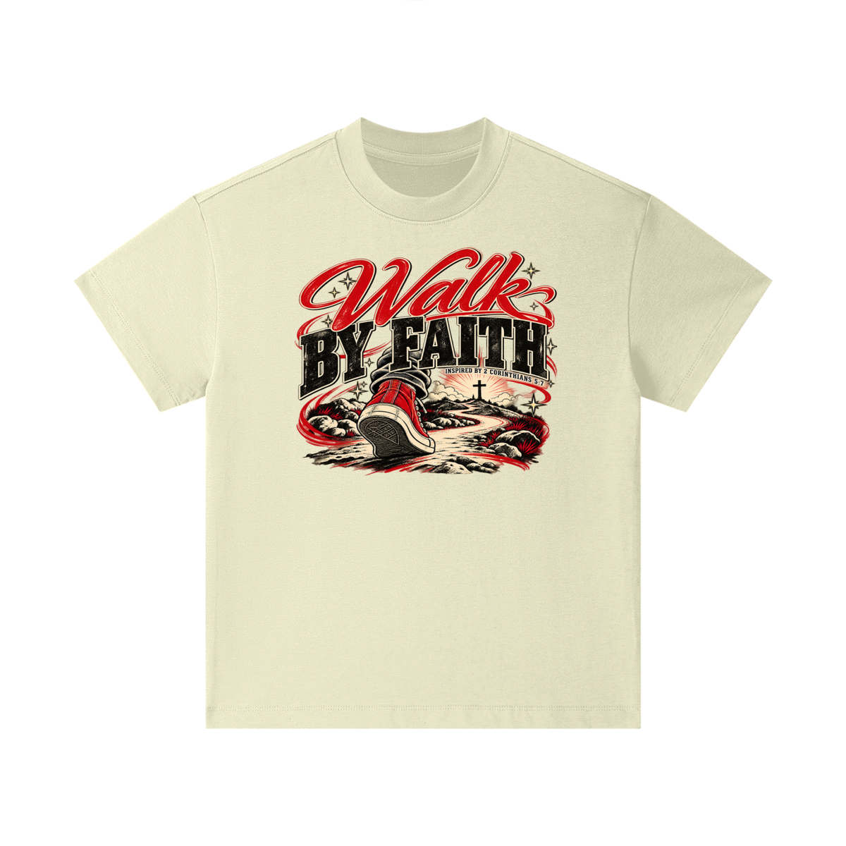 WALK BY FAITH INSPIRED BY 1 CORINTHIANS 5:7 Kids T-Shirt