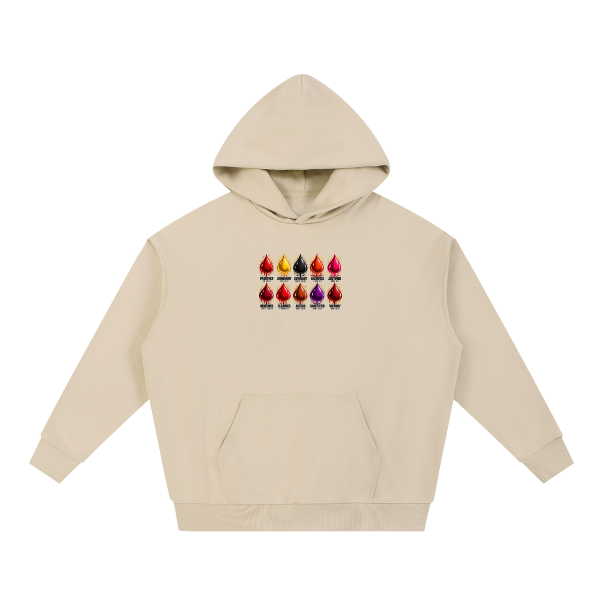 10 BLOOD LOGOS Hoodie