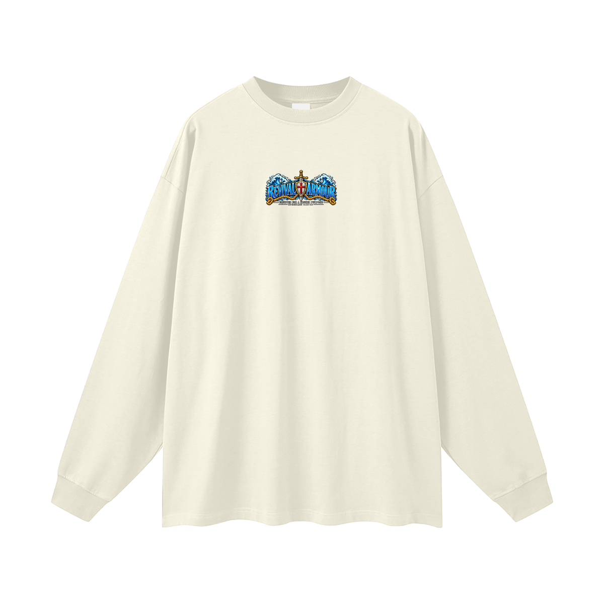 REVIVAL ARMOUR -EQUIPPED FOR A HIGHER PURPOSE- -EPHESIANS 6:10-18- Long Sleeve T-Shirt