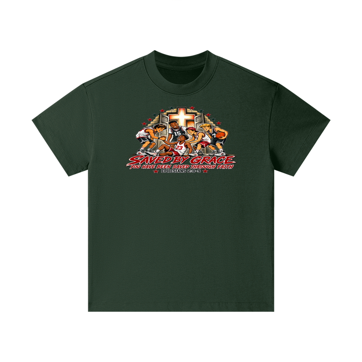 Saved By Grace You Been Saved Through Faith Kids T-Shirt
