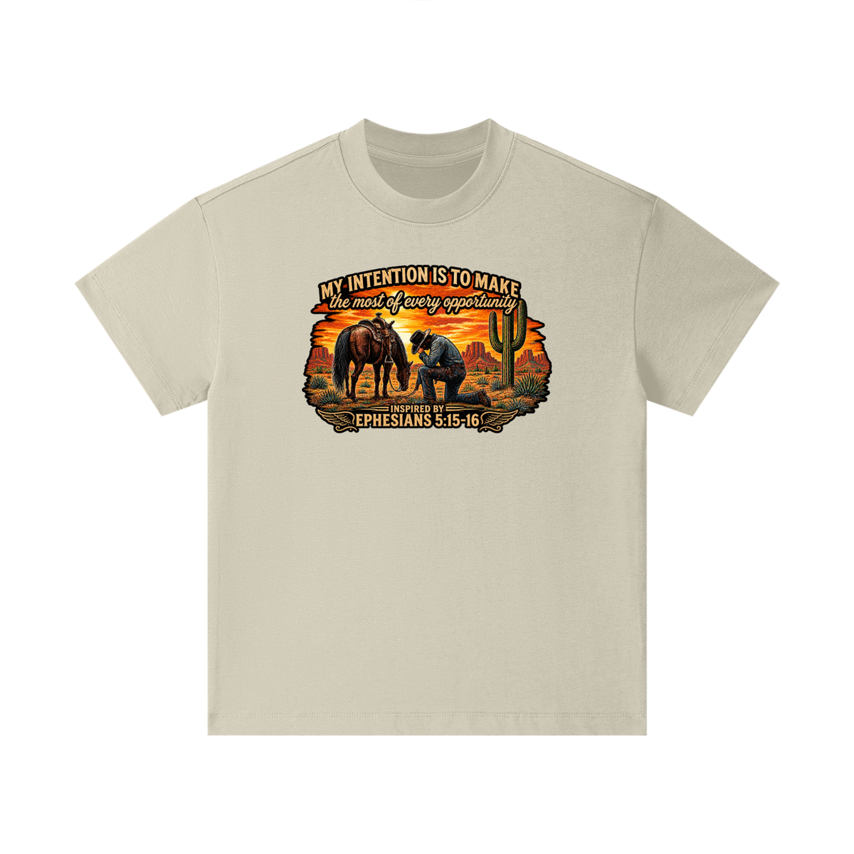 MY INTENTION IS TO MAKE THE MOST OF EVERY OPPORTUNITY INSPIRED BY EPHESIANS 5:15-16 Kids T-Shirt