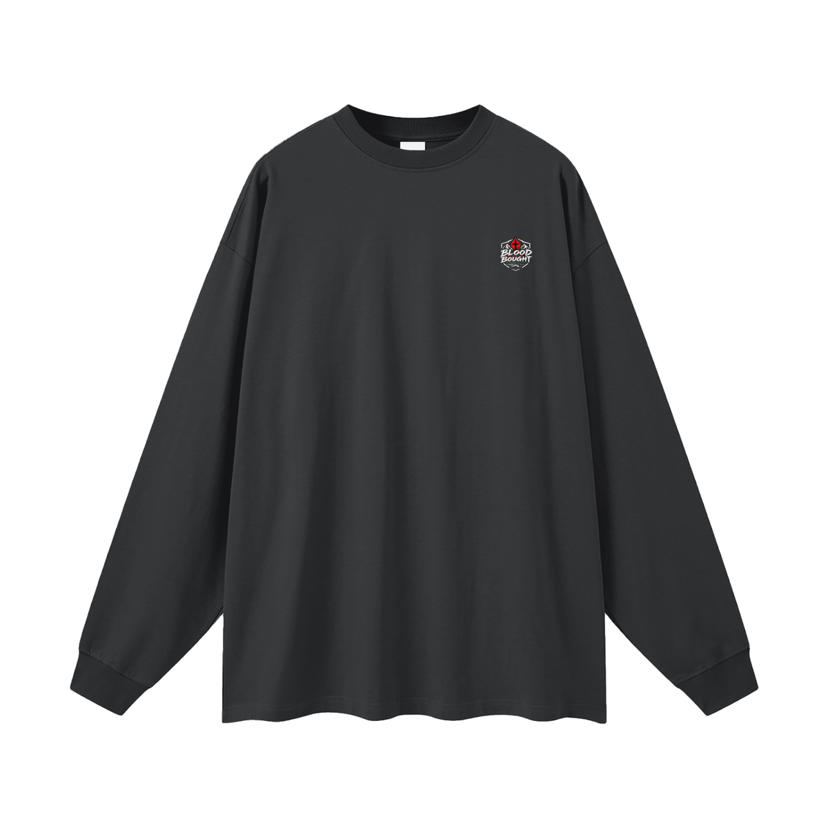 BLOOD BOUGHT - ROMANS 5:9 - Long Sleeve T-Shirt
