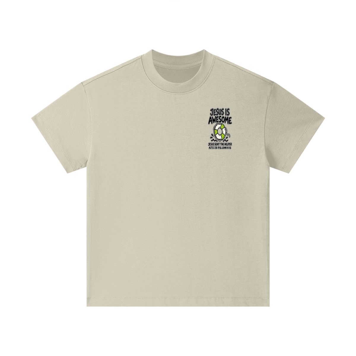 JESUS IS AWESOME JESUS SENT THE HELPER  Kids T-Shirt