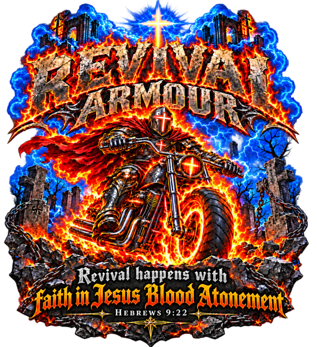 REVIVAL ARMOUR REVIVAL HAPPENS WITH FAITH IN JESUS BLOOD ATONEMENT - HEBREWS 9:22 Sweatpants