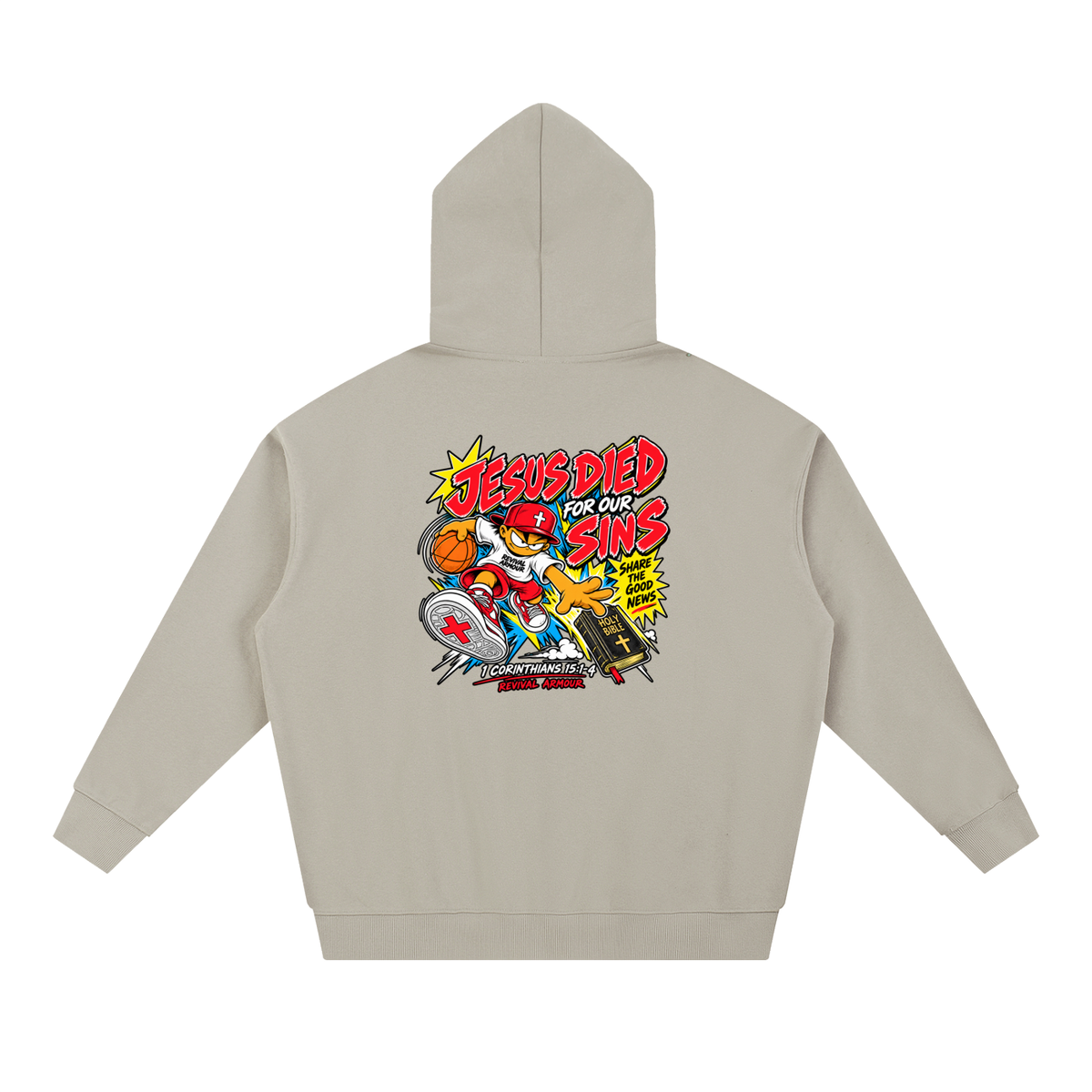 REVIVAL EST. 2026 ARMOUR JESUS DIED FOR OUR SINS Hoodie