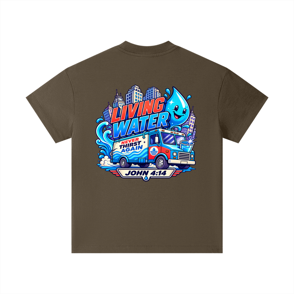 Living Water Never Thirst again Kids T-Shirt