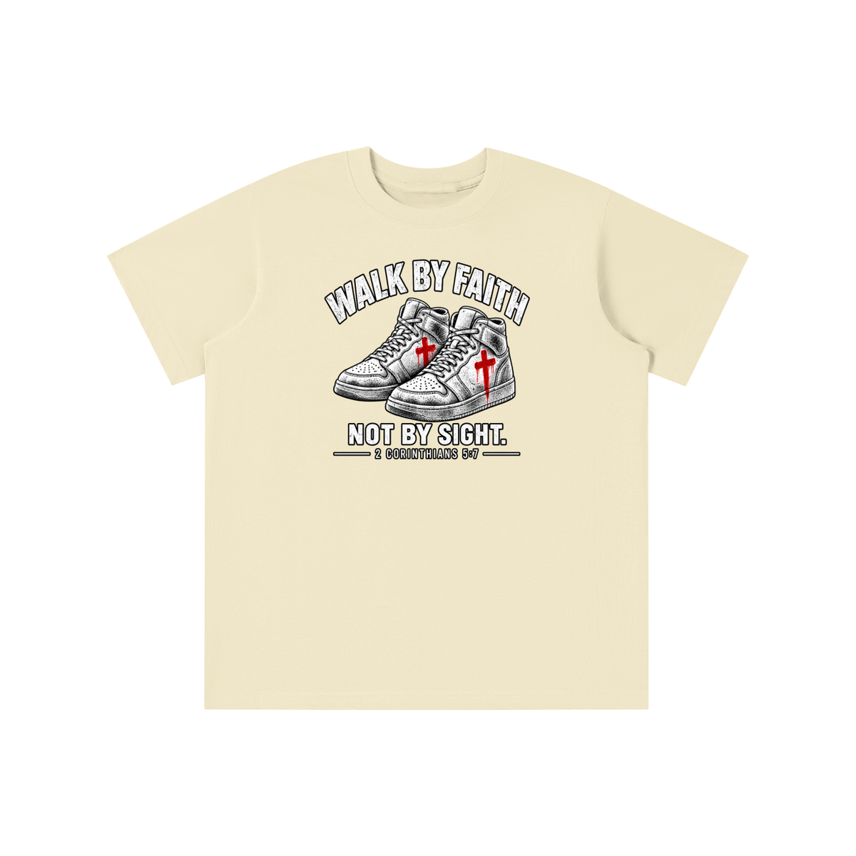 Walk by faith not by sight. youth T-shirt