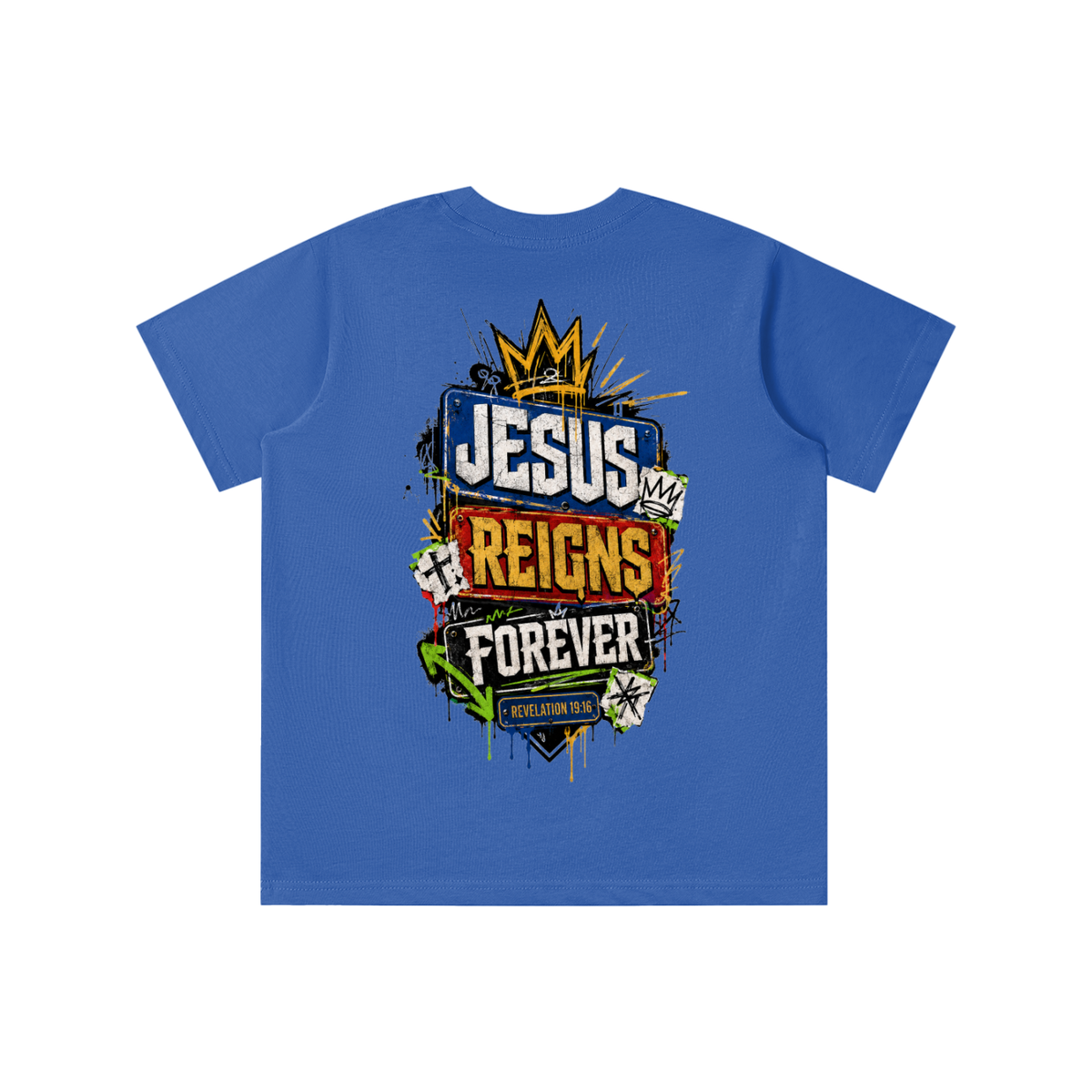 Jesus Reigns Forever youth T-shirt