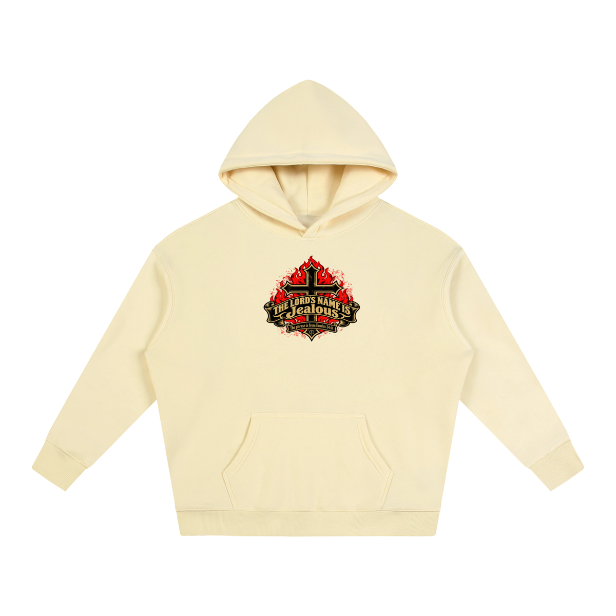 THE LORD'S NAME IS Jealous The phrase is from Exodus 34:14 Hoodie