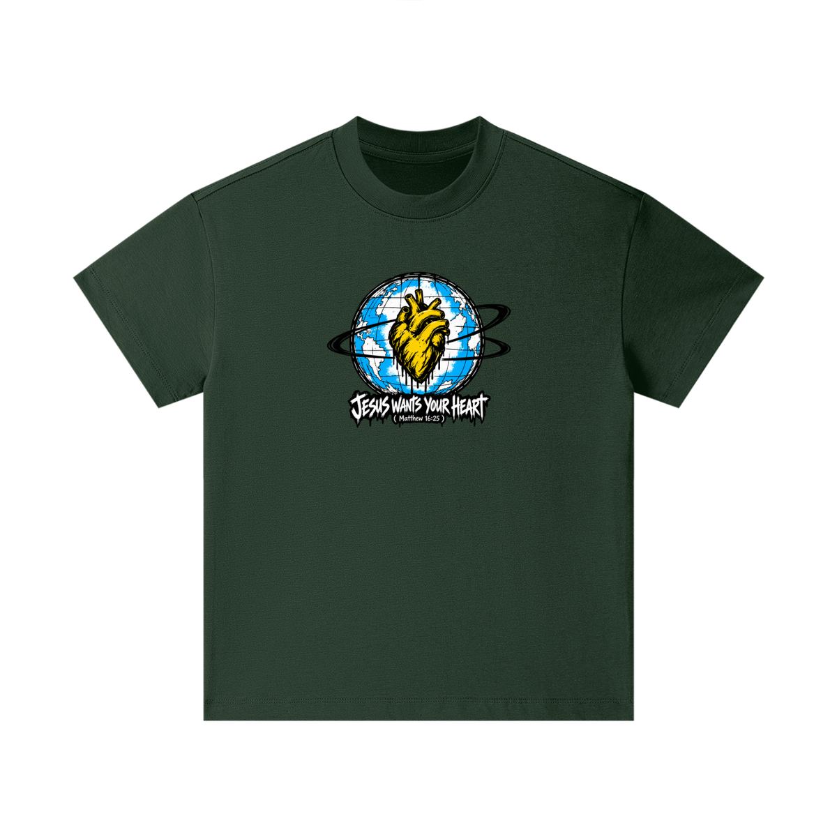 JESUS WANTS YOUR HEART ( MATTHEW 16:25 ) Kids T-Shirt