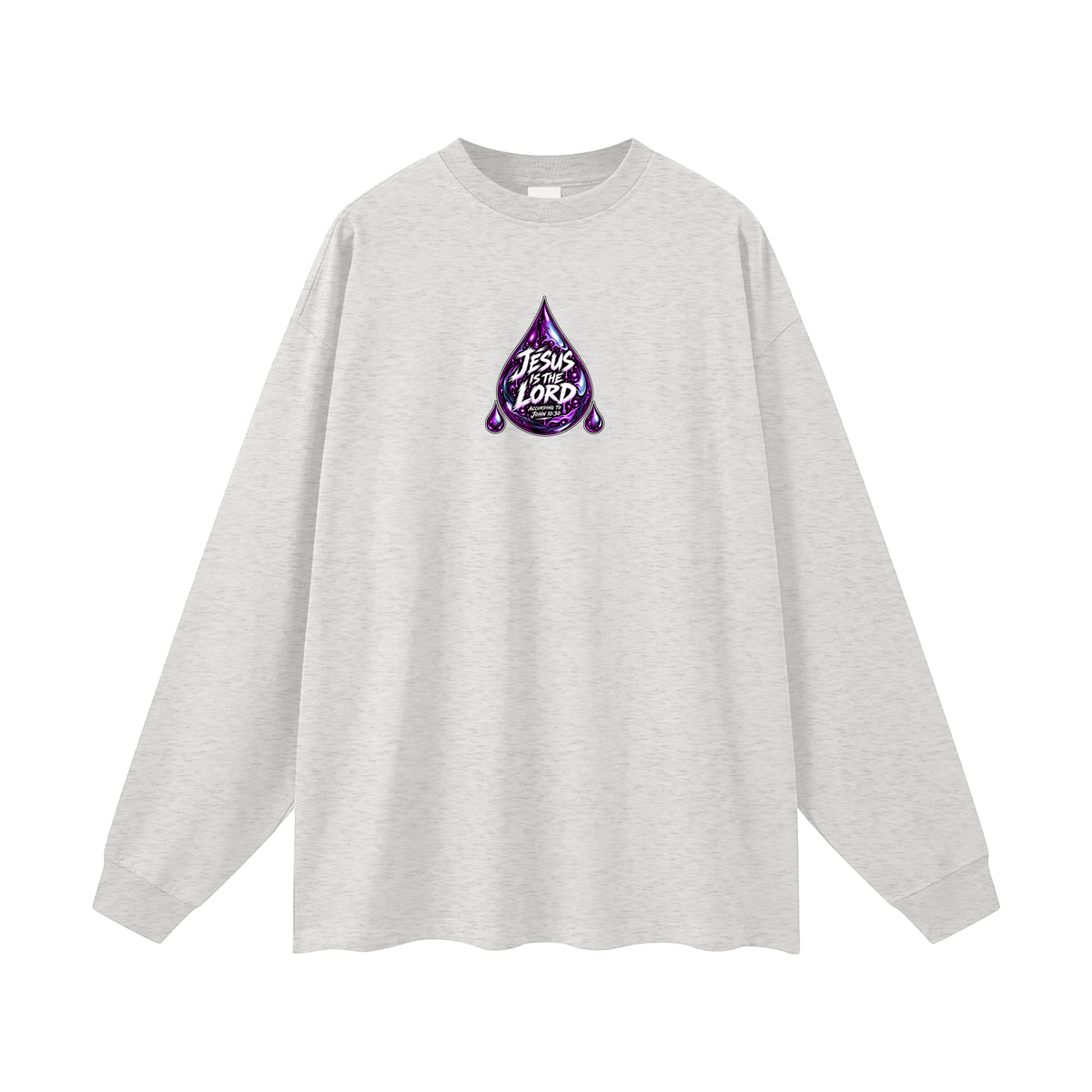 JESUS IS LORD ACCORDING TO JOHN 10:30 THIS HOUSE WiLL SERVE THE LORD THE PERSON WILL "THE HOUSE" WILL SERVE THE LORD NOT THE "BUILDING" Long Sleeve T-Shirt