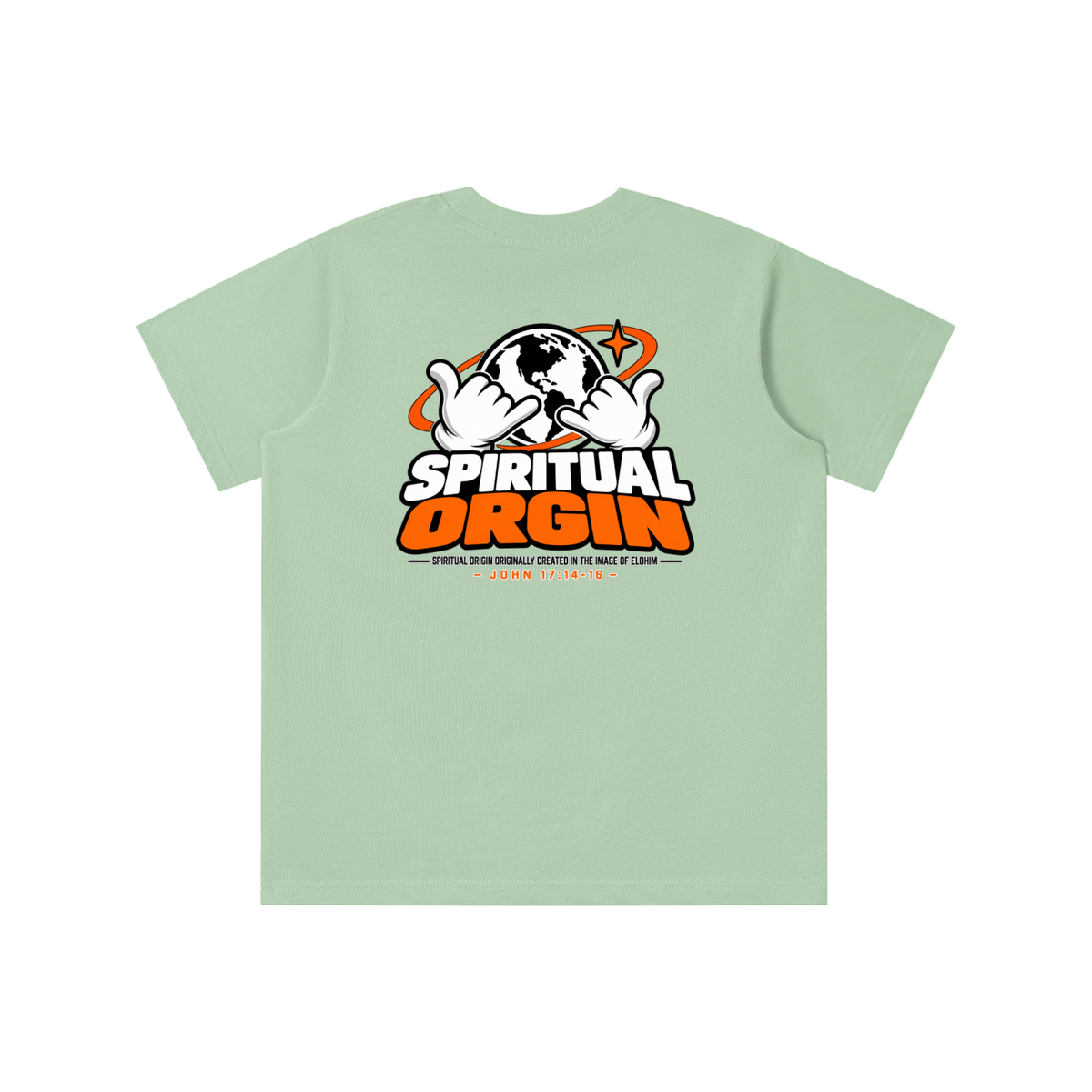 SPIRITUAL ORGIN - SPIRITUAL ORGIN ORIGINALLY CREATED IN THE IMAGE OF ELOHIM- youth T-shirt